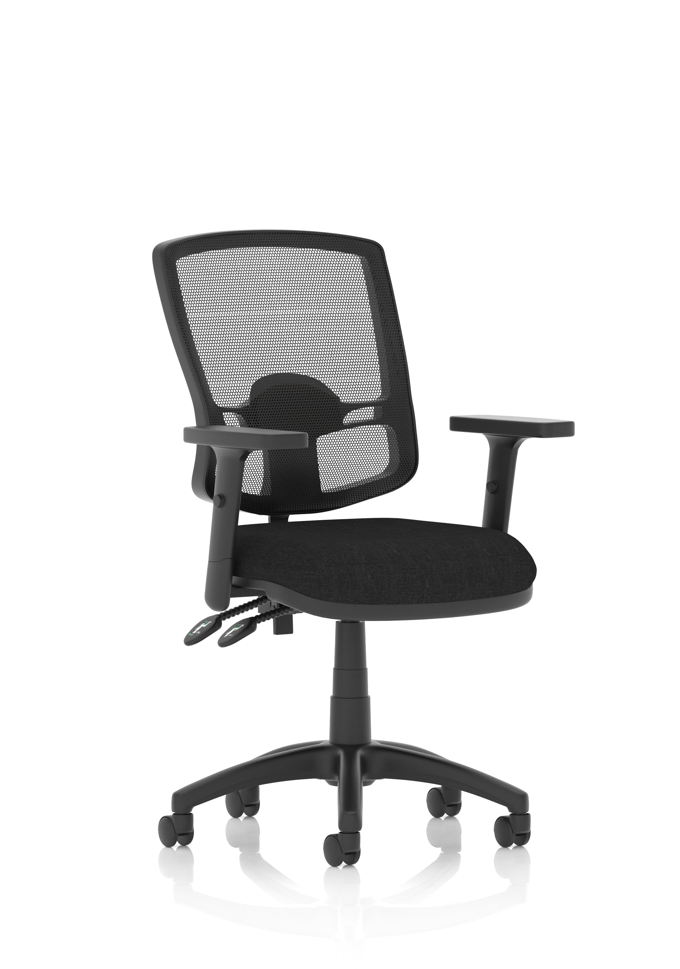 Eclipse Plus II Deluxe Mesh Ergonomic Chair (Adjustable Arms) Black