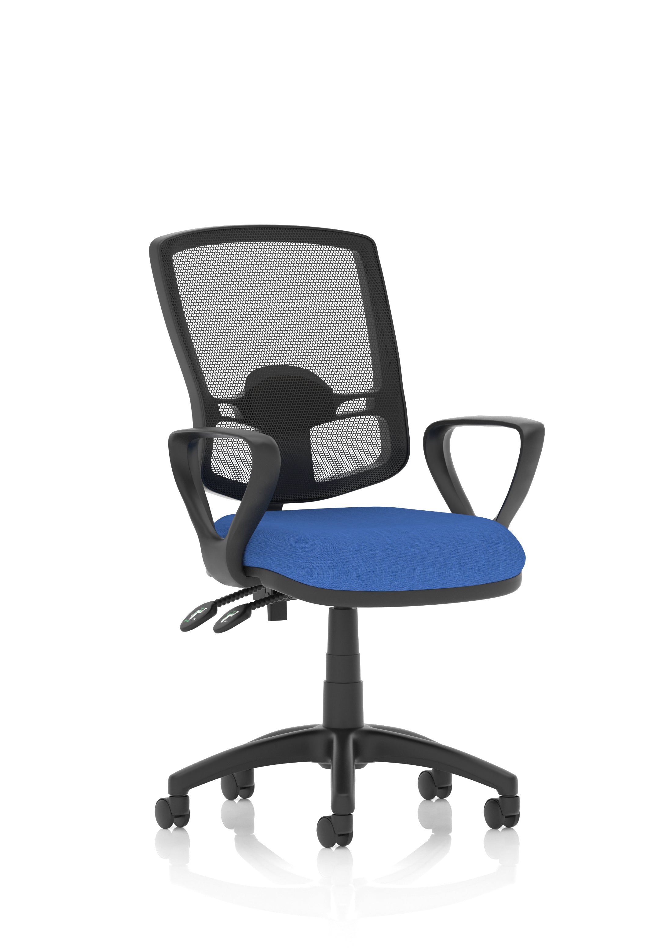 Eclipse Plus II Deluxe Mesh Ergonomic Chair (Loop Arms) Blue
