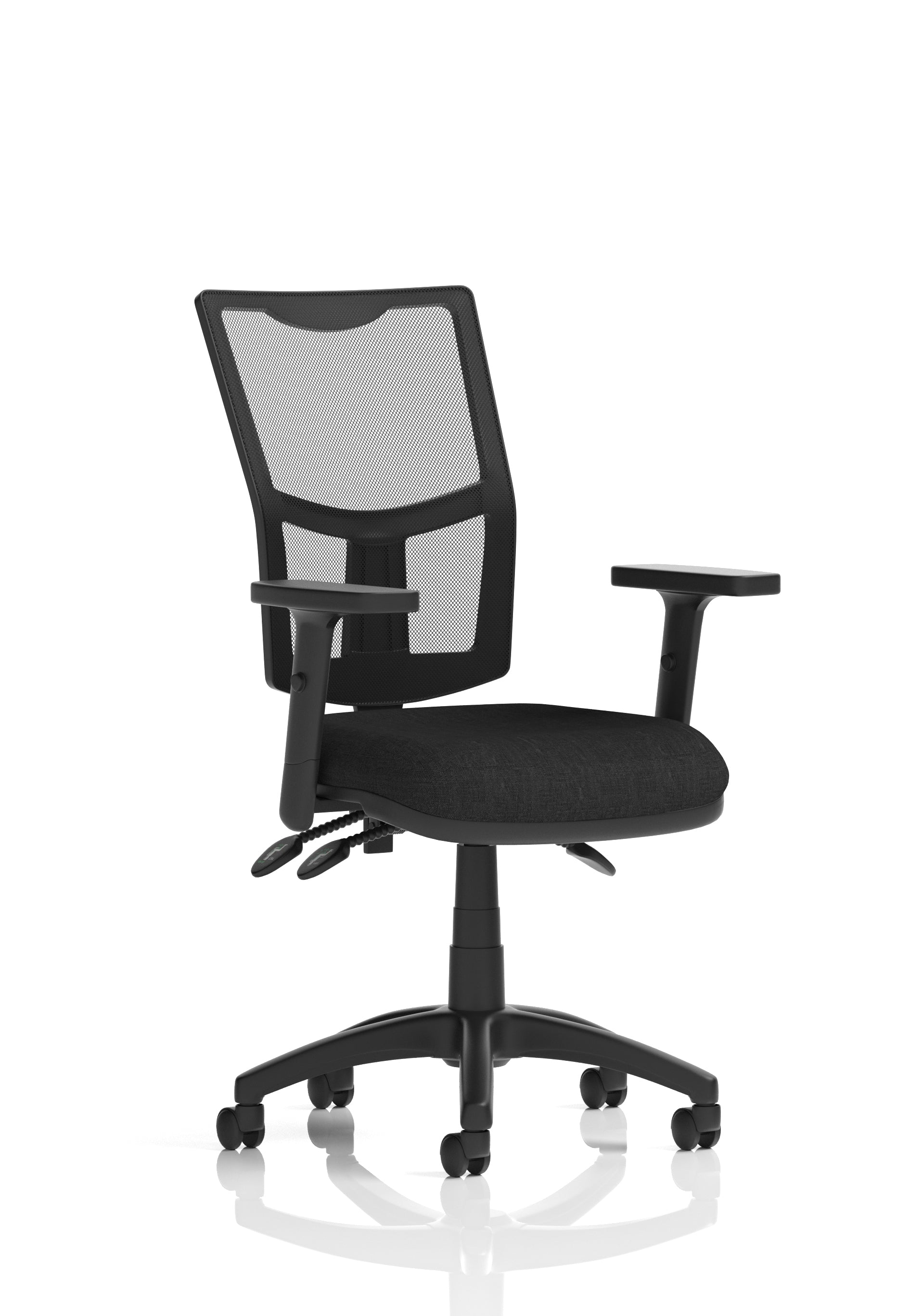 Eclipse Plus III Mesh Ergonomic Chair (Adjustable Arms) Black