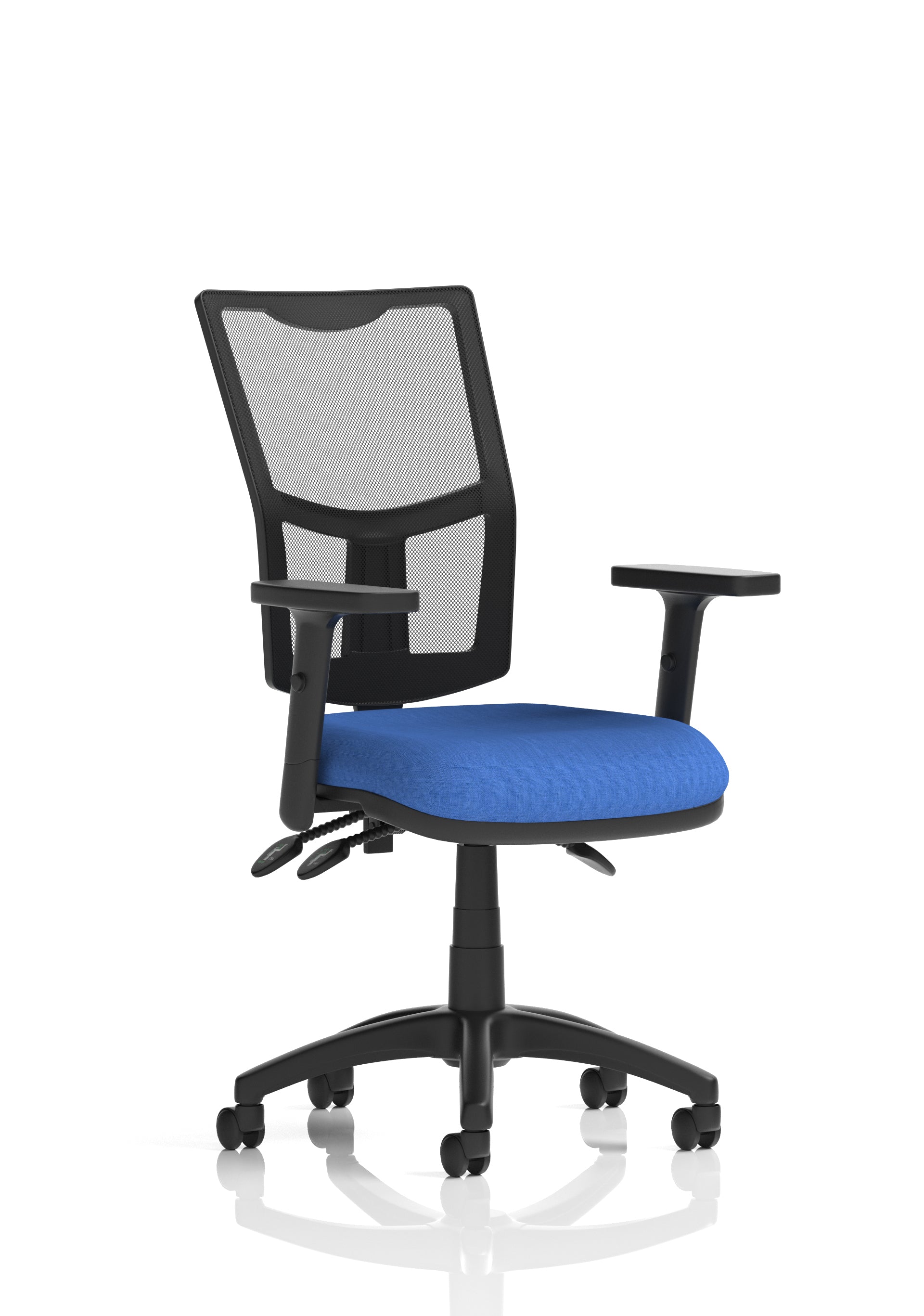 Eclipse Plus III Mesh Ergonomic Chair (Adjustable Arms) Blue