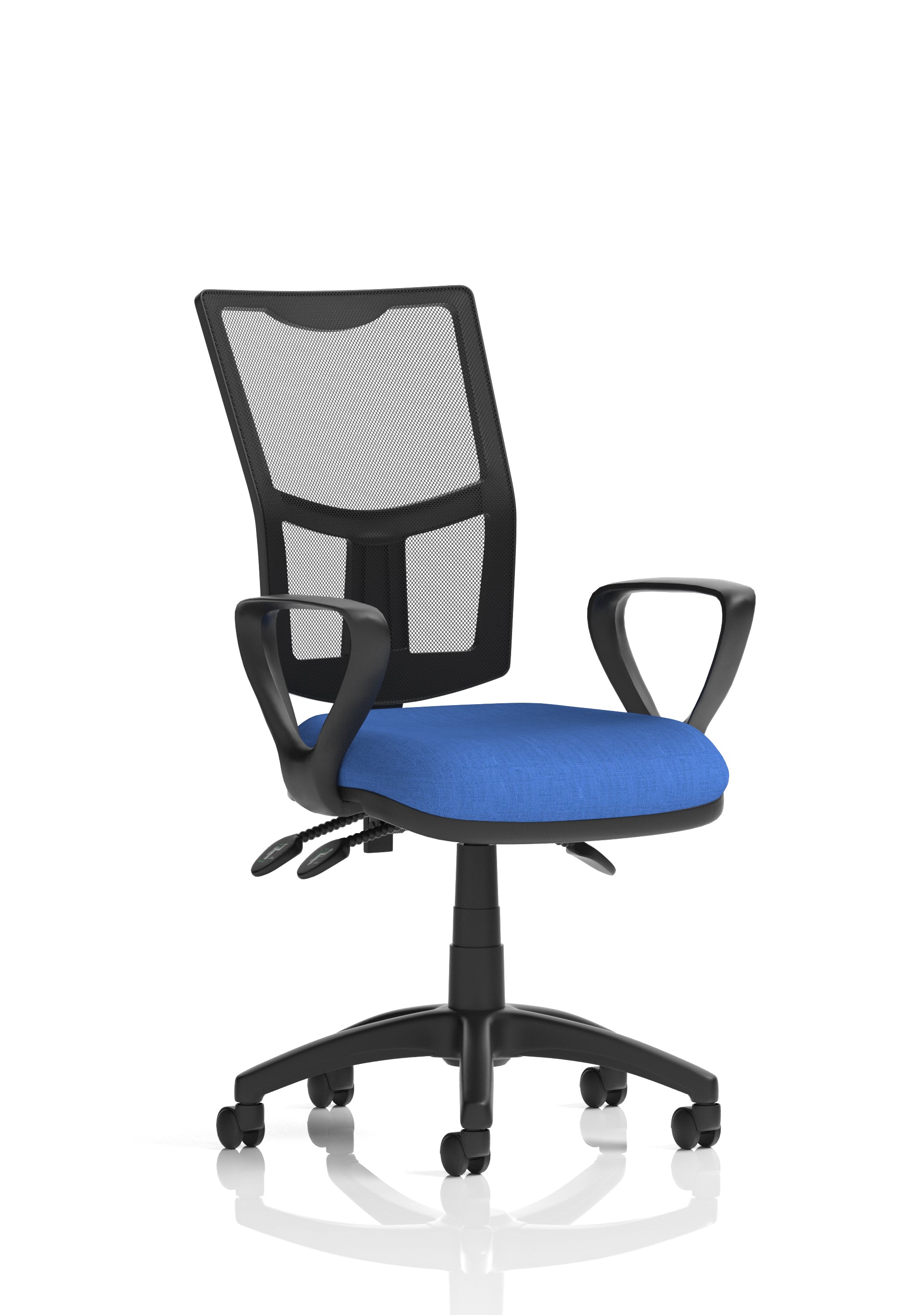 Eclipse Plus III Mesh Ergonomic Chair (Loop Arms) Blue