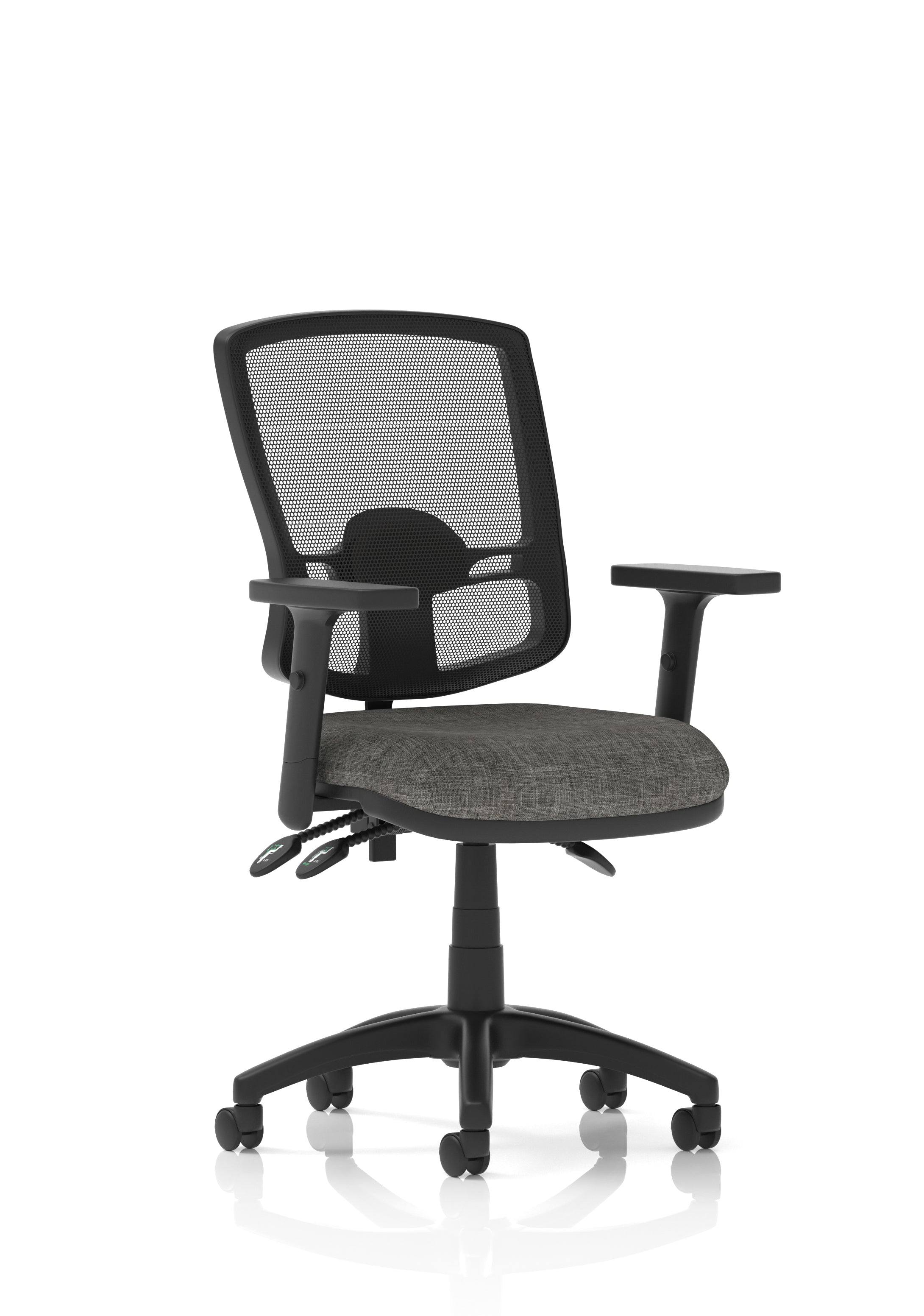 Eclipse Plus III Deluxe Mesh Ergonomic Chair (Adjustable Arms) Charcoal