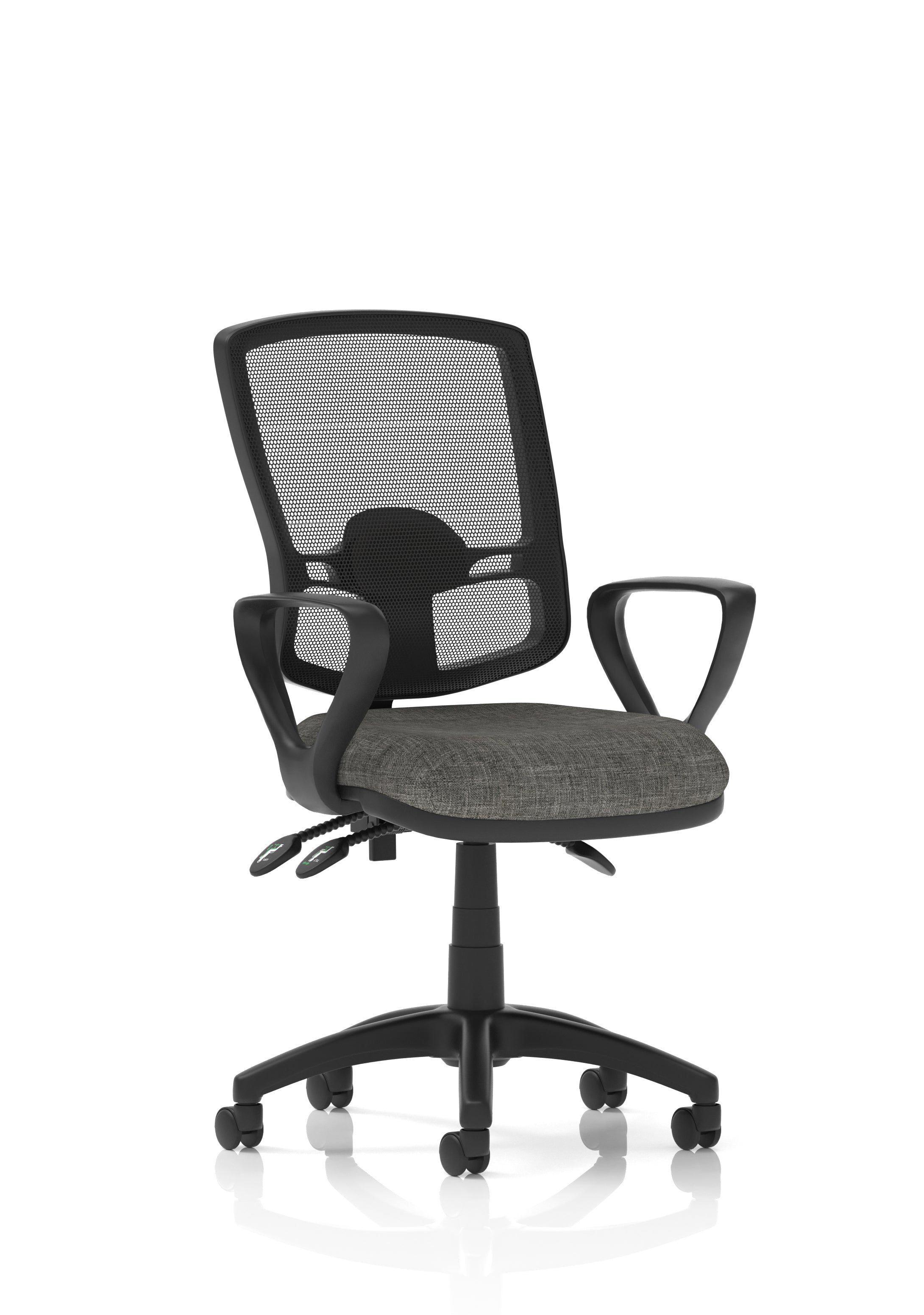 Eclipse Plus III Deluxe Mesh Ergonomic Chair (Loop Arms) Charcoal