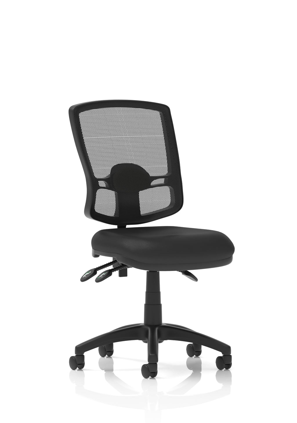 Eclipse Plus III Deluxe Mesh Ergonomic Chair Black Bonded Leather
