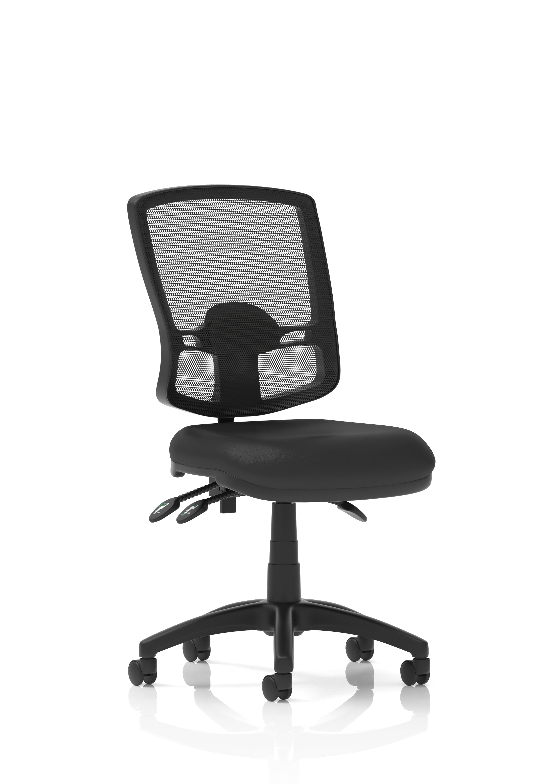 Eclipse Plus III Deluxe Mesh Ergonomic Chair Black Bonded Leather