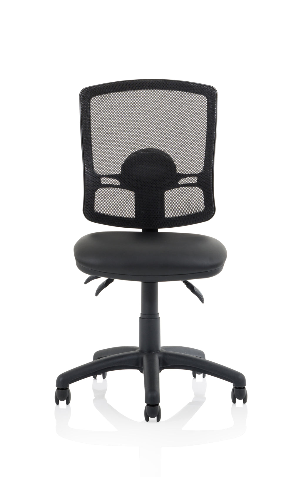 Eclipse Plus III Deluxe Mesh Ergonomic Chair Black Bonded Leather