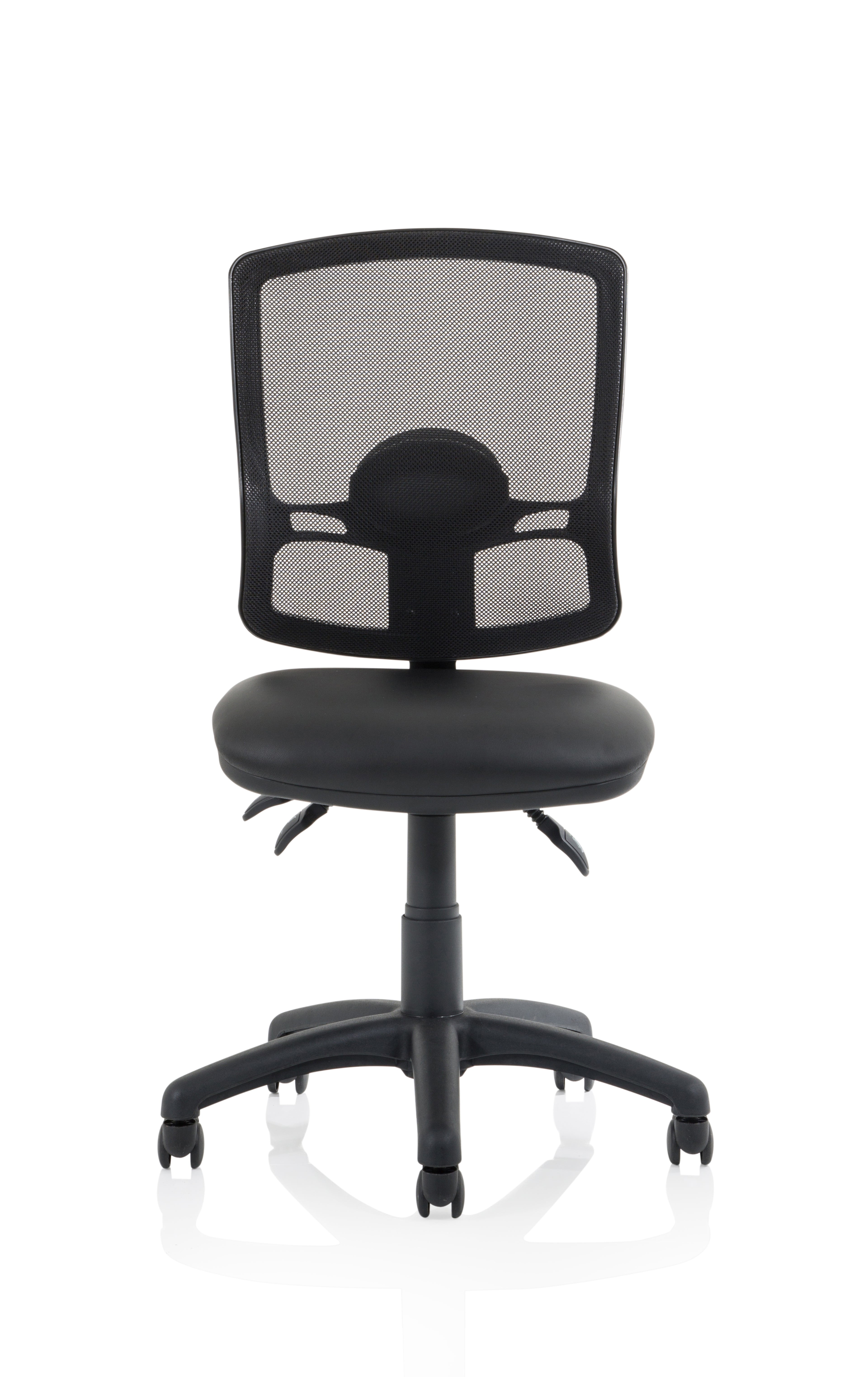 Eclipse Plus III Deluxe Mesh Ergonomic Chair Black Bonded Leather
