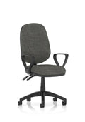 Luna II Ergonomic Chair (Loop Arms) Charcoal