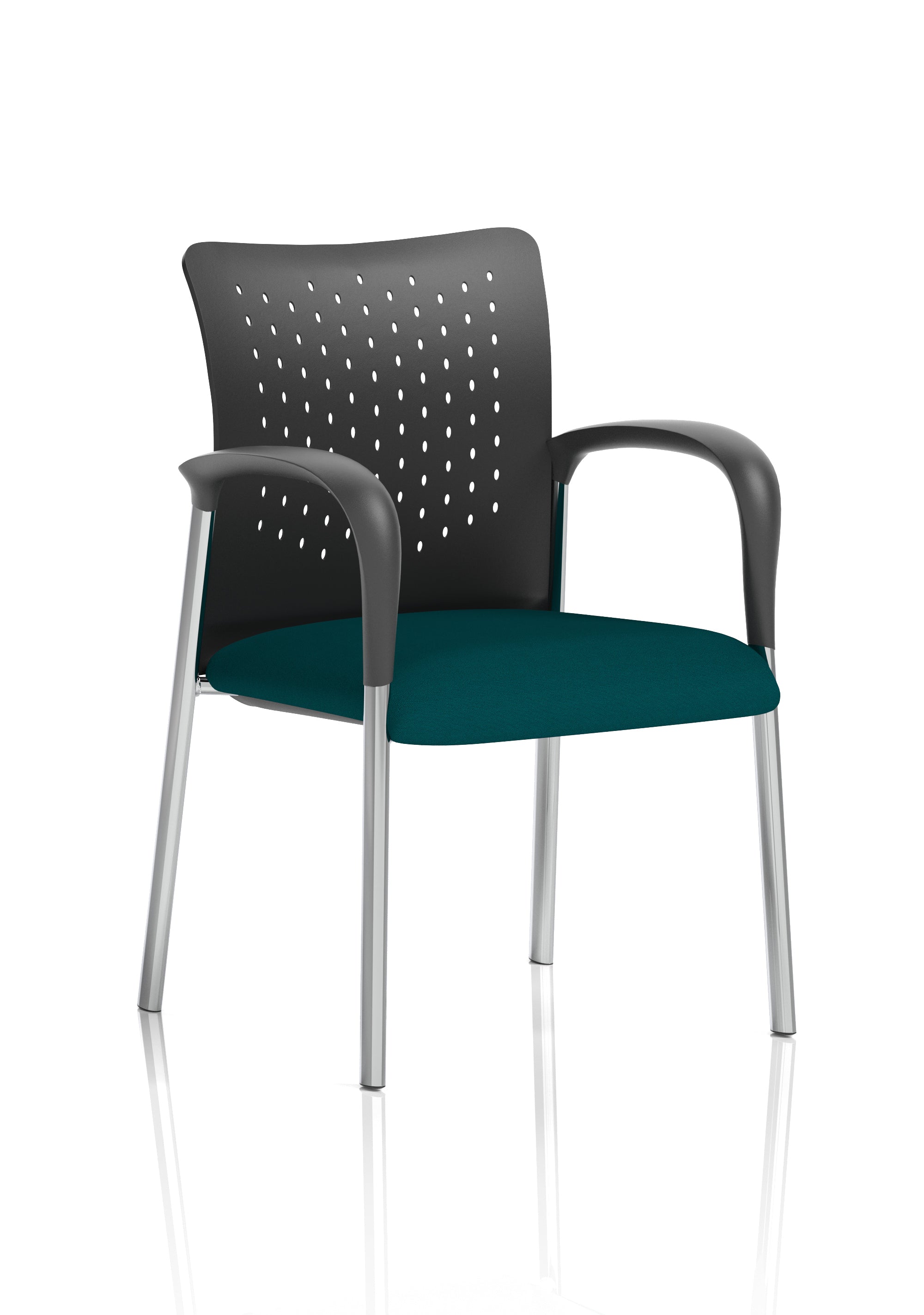 Academy Visitor With Arms Nylon Back Bespoke Colour Seat Maringa Teal