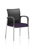 Academy Visitor With Arms Nylon Back Tansy Purple