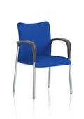Academy Visitor With Arms Bespoke Colour Back And Seat Stevia Blue