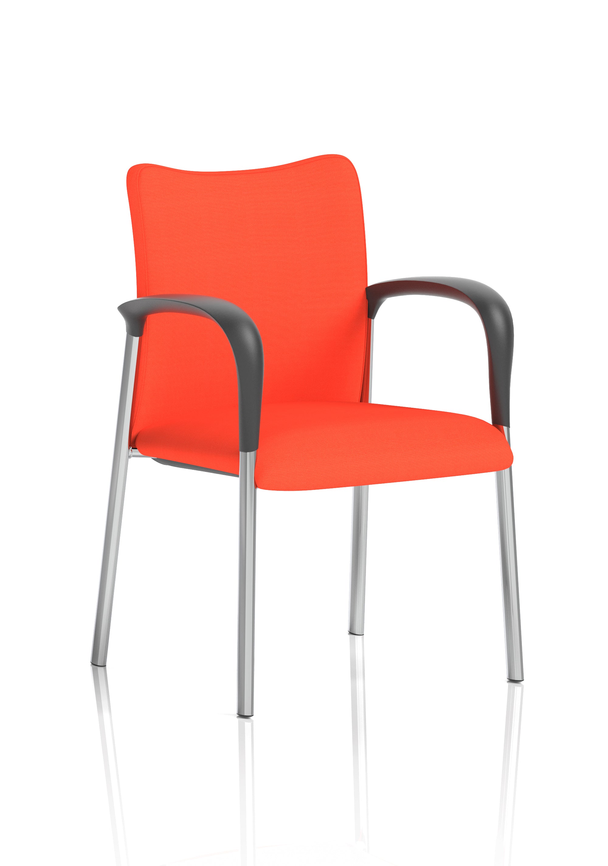 Academy Visitor With Arms Bespoke Colour Back And Seat Tabasco Orange