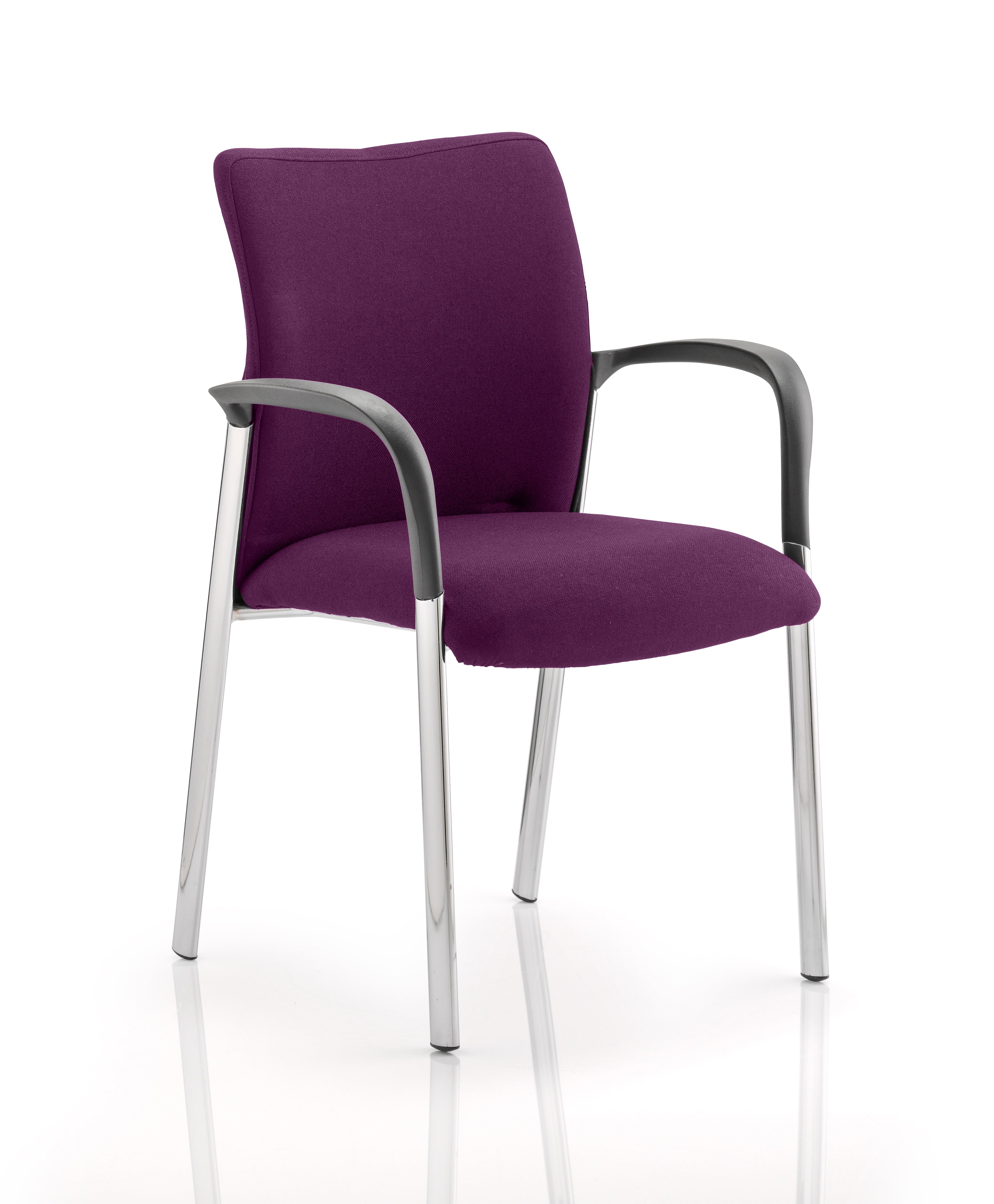 Academy Visitor With Arms Bespoke Colour Back And Seat Tansy Purple