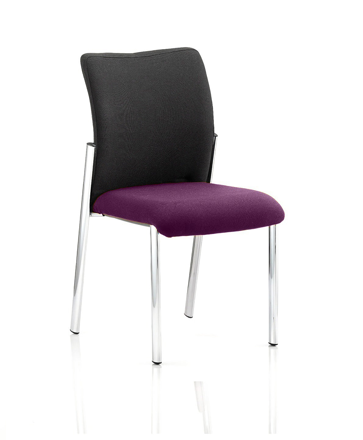 Academy Visitor Without Arms Black Fabric Back Tansy Purple