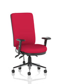 Chiro High Back (Adjustable Arms) (Back & Seat) Bergamot Cherry