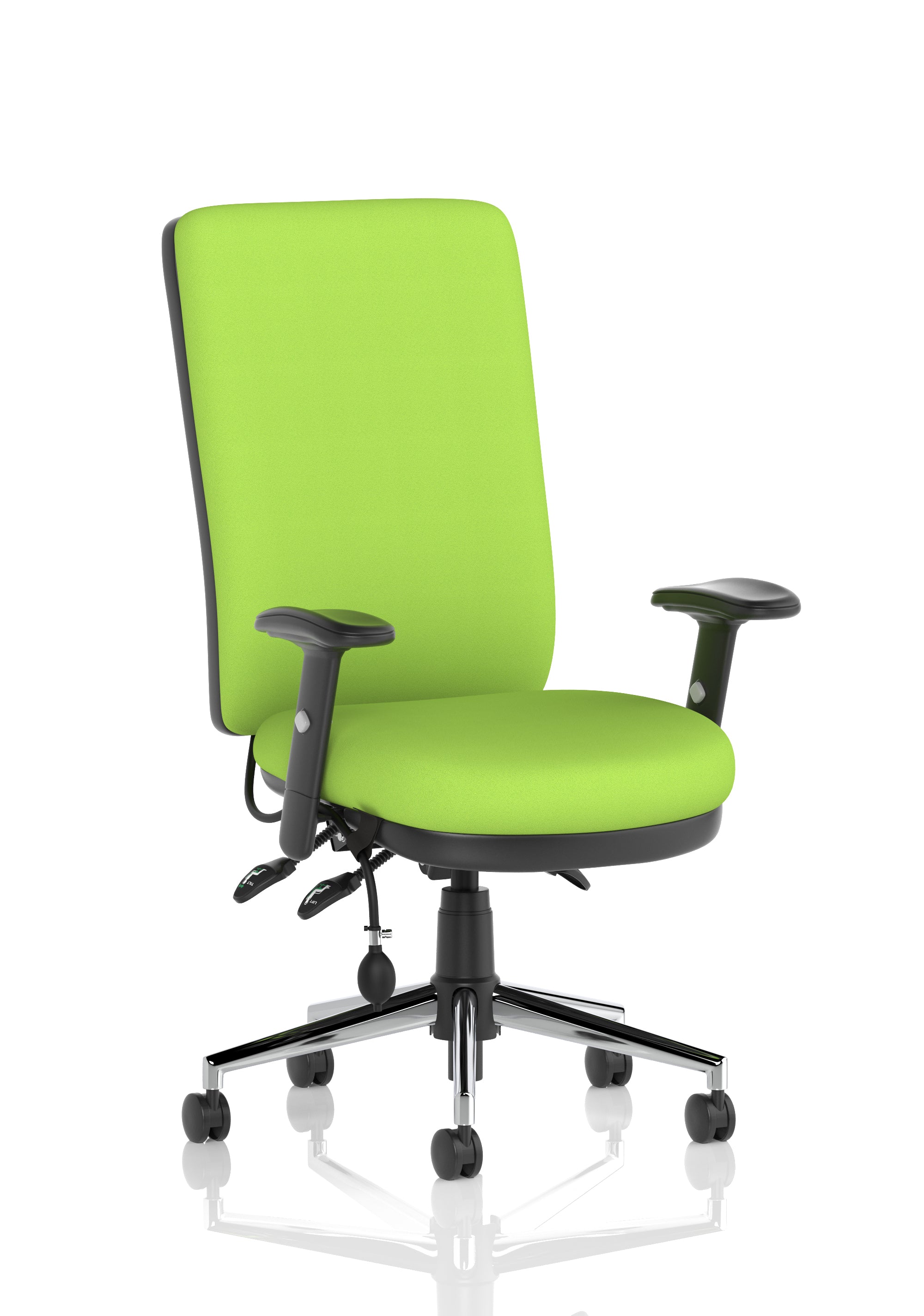 Chiro High Back (Adjustable Arms) (Back & Seat) Myrrh Green