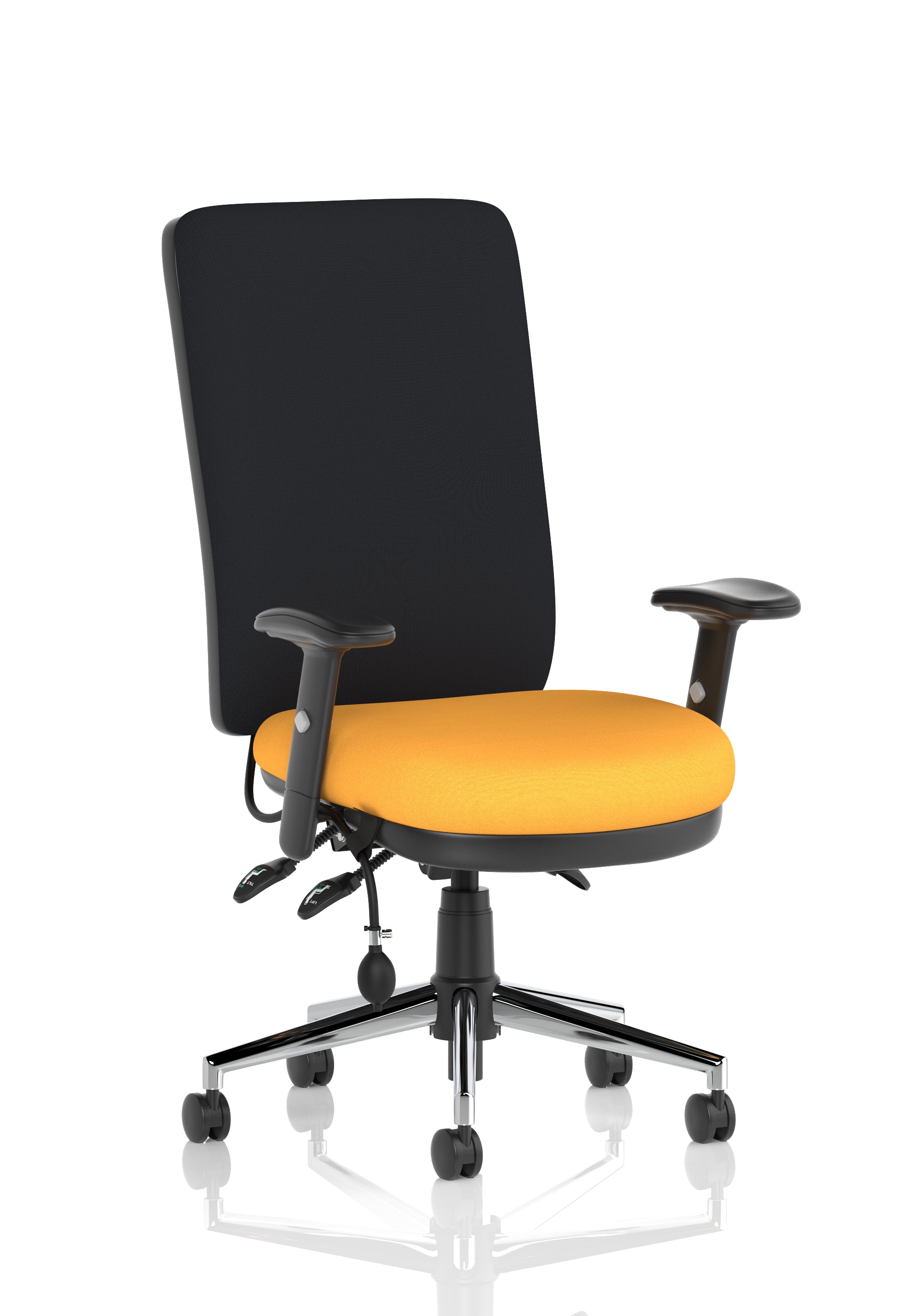 Chiro High Back (Adjustable Arms) Senna Yellow