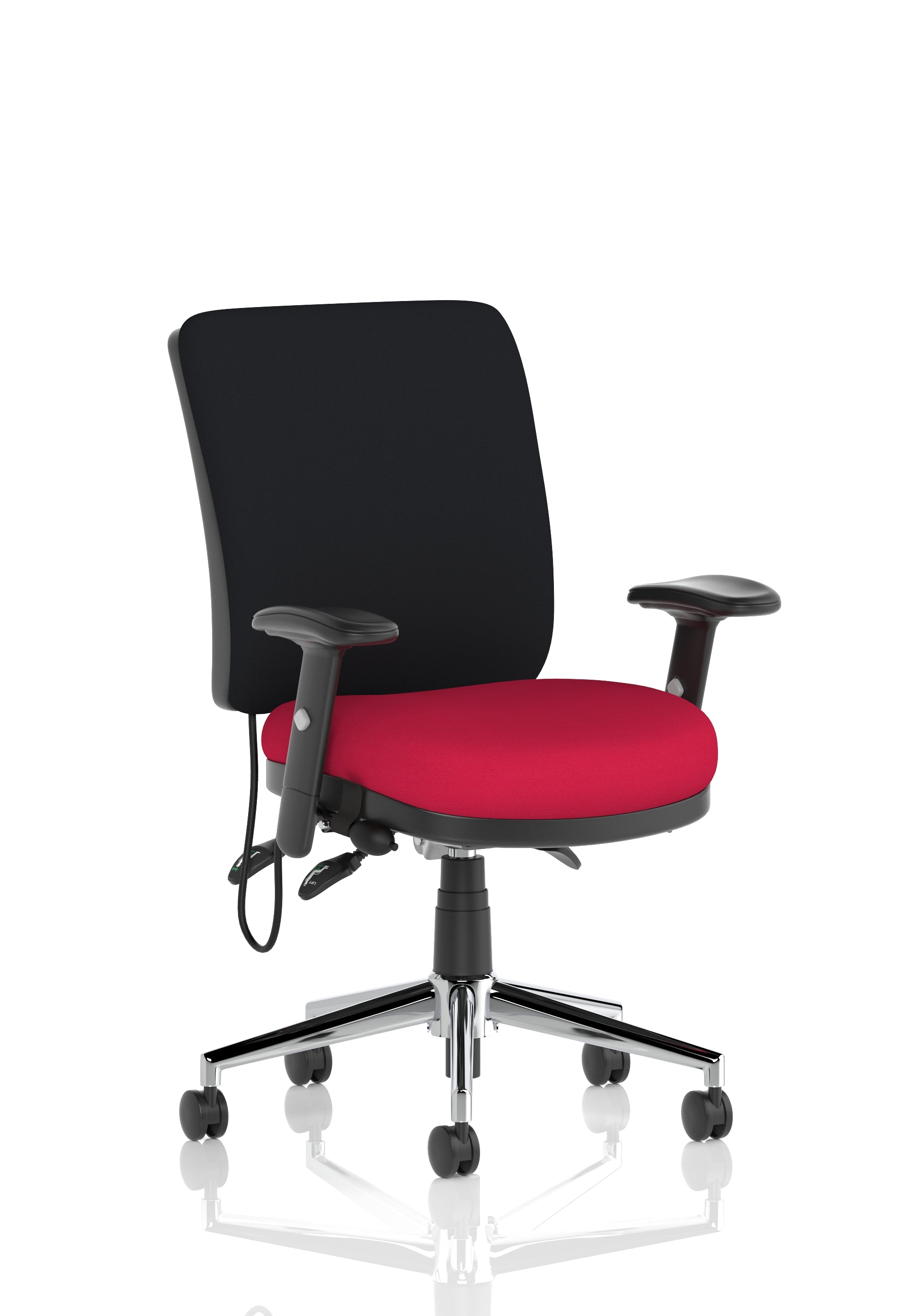 Chiro Medium Back (Adjustable Arms) Bergamot Cherry