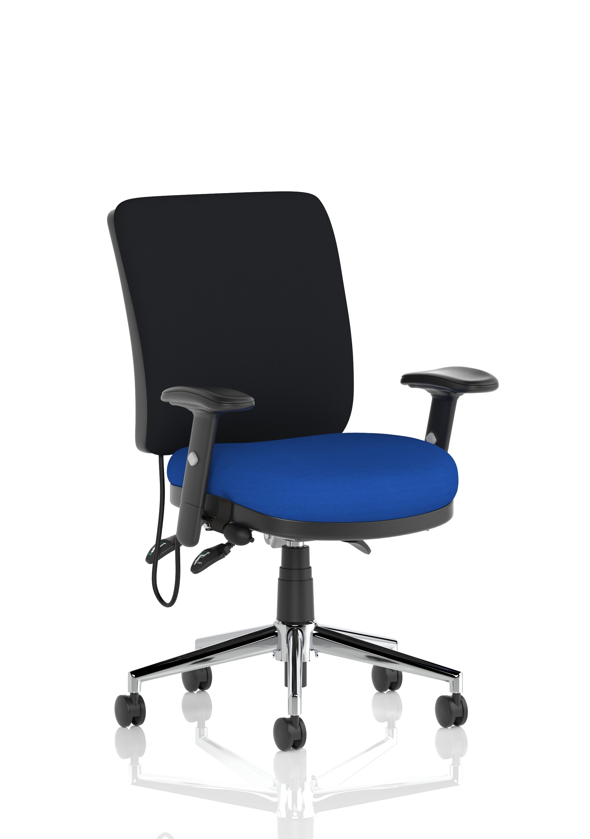 Chiro Medium Back (Adjustable Arms) Stevia Blue