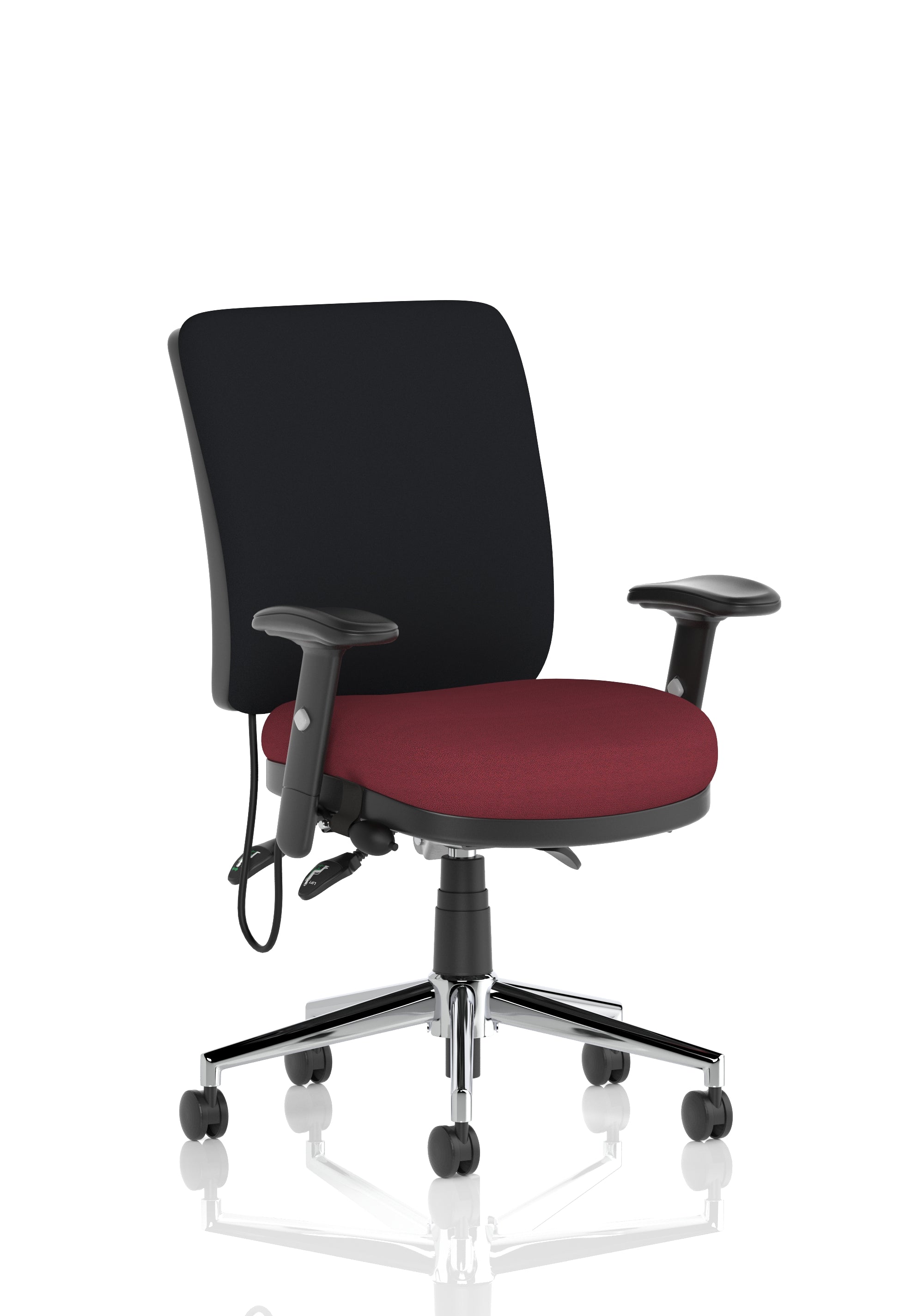 Chiro Medium Back (Adjustable Arms) Ginseng Chilli