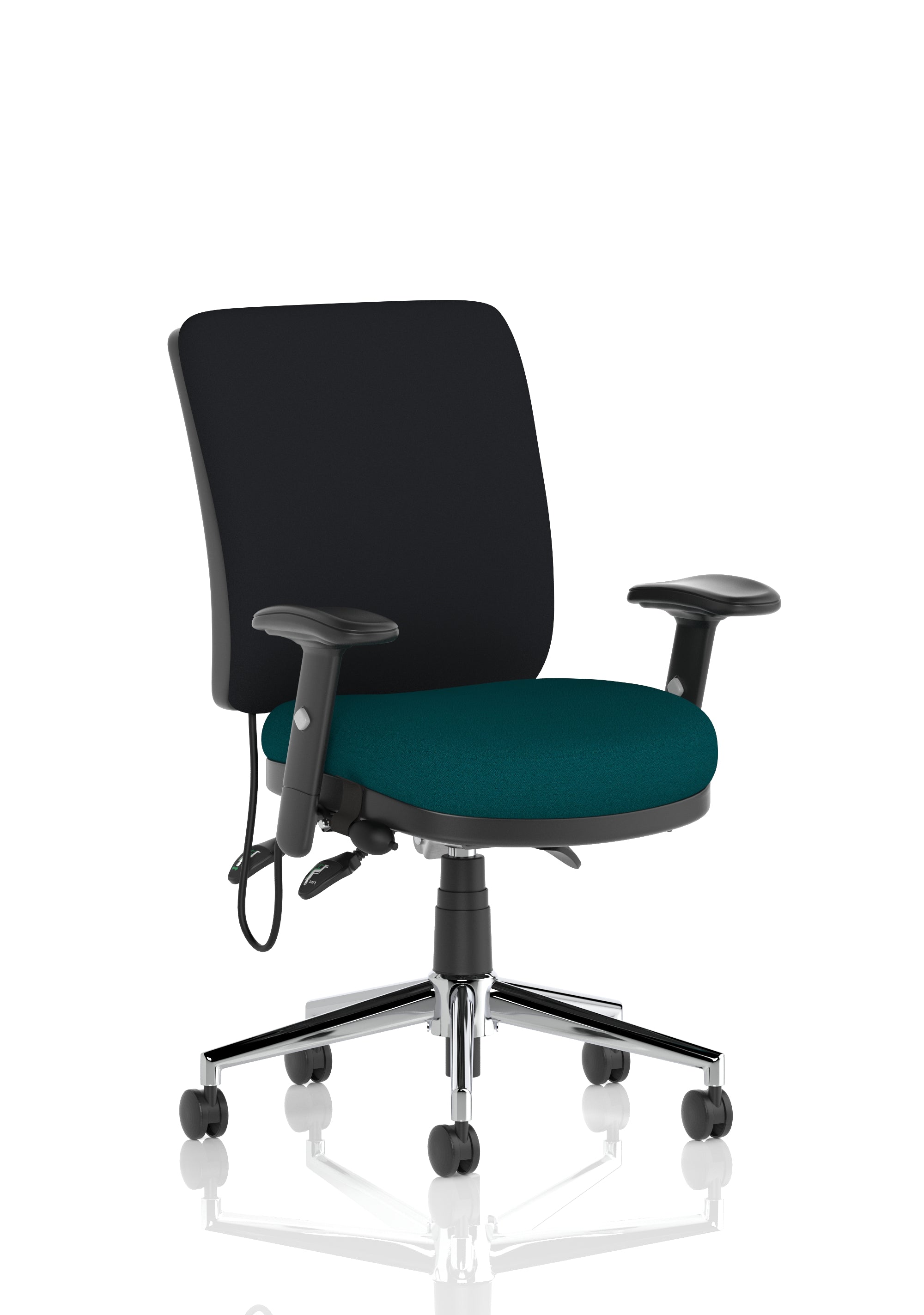 Chiro Medium Back (Adjustable Arms) Maringa Teal