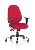 Lisbon Task Operator Chair Bespoke Colour Bergamot Cherry