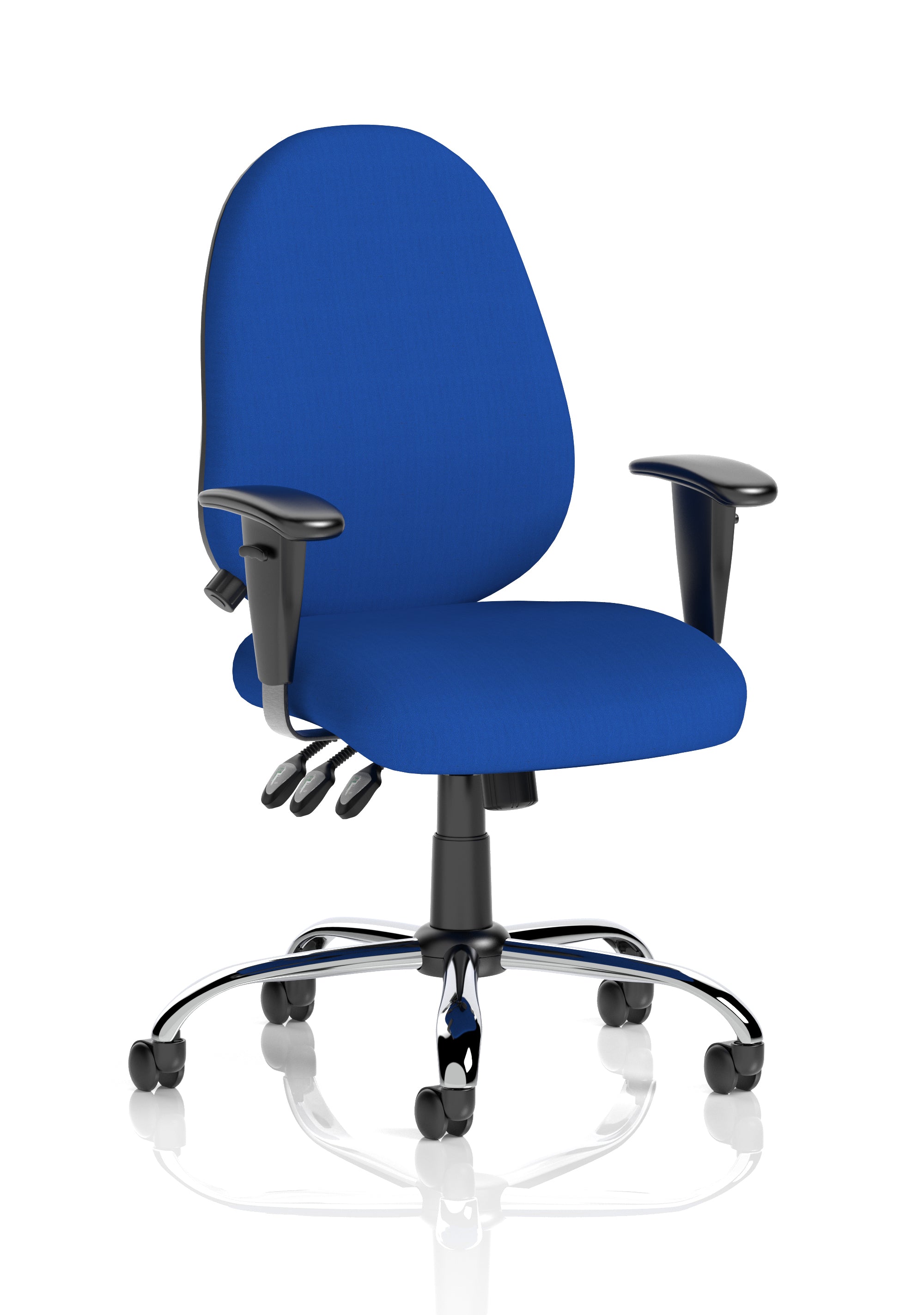 Lisbon Task Operator Chair Bespoke Colour Stevia Blue