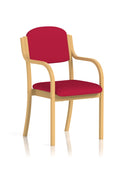 Madrid Visitor With Arms Bespoke Colour Bergamot Cherry
