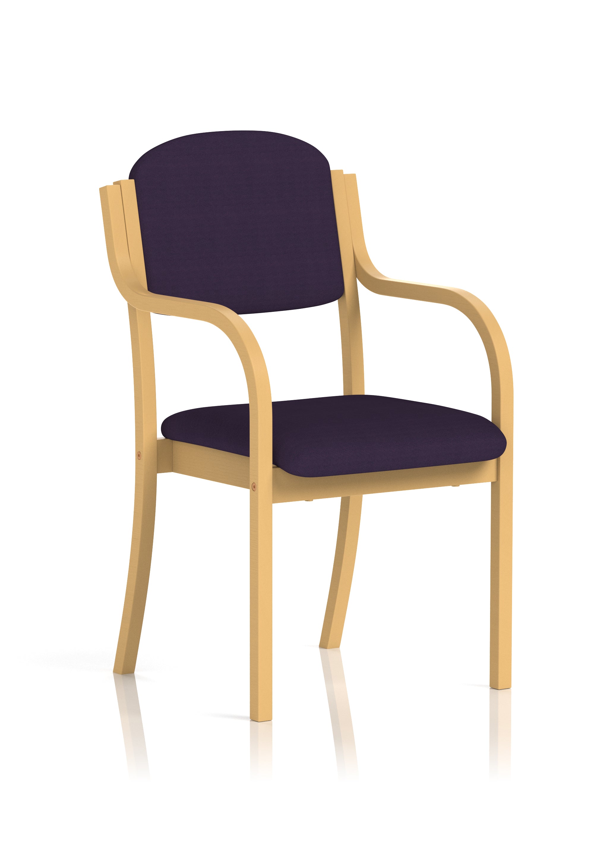 Madrid Visitor With Arms Bespoke Colour Tansy Purple