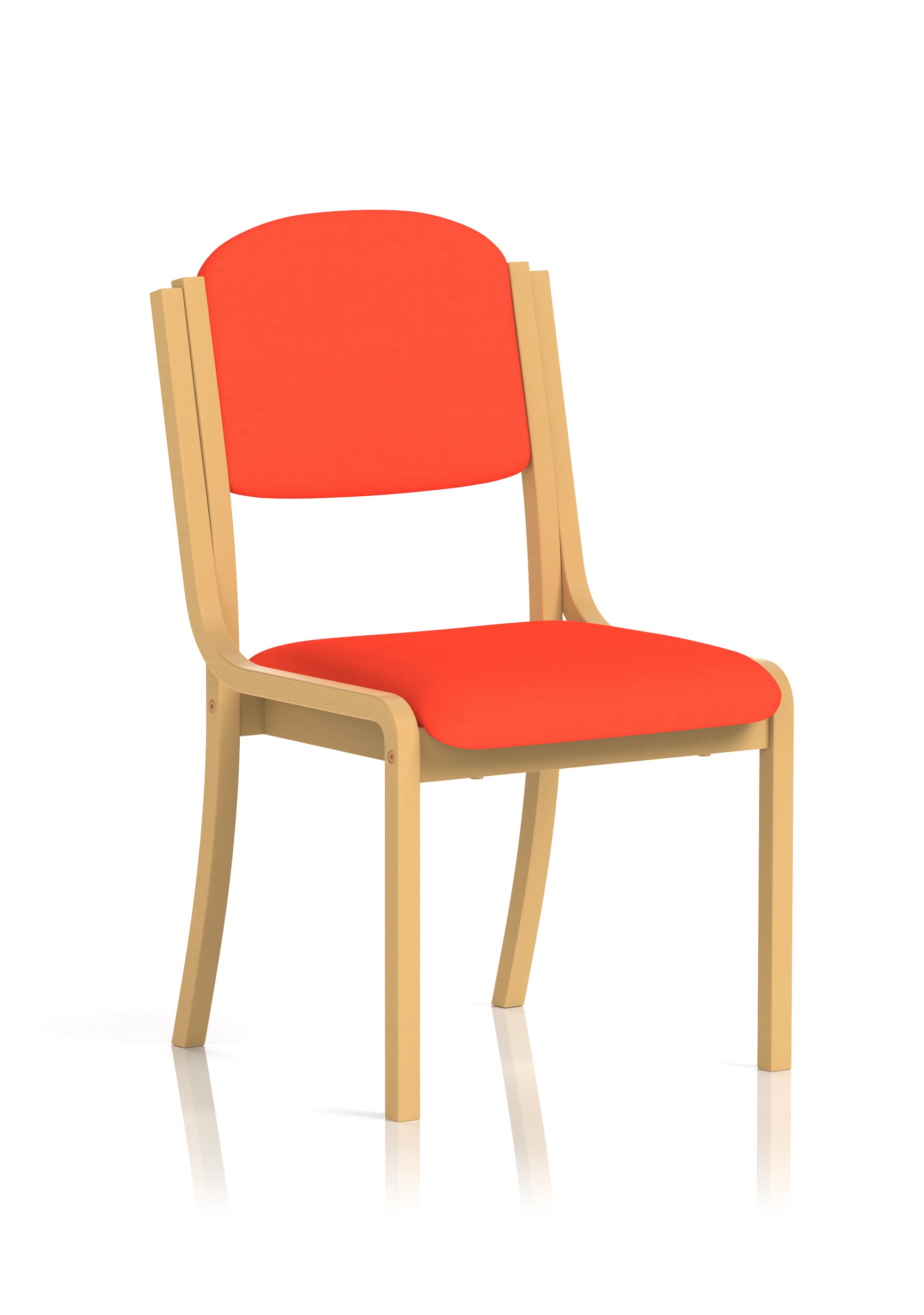Madrid Visitor Without Arms Bespoke Colour Tabasco Orange