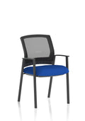 Metro Visitor Chair Mesh Back Stevia Blue