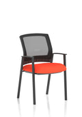 Metro Visitor Chair Mesh Back Tabasco Orange