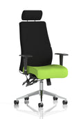 Onyx Ergo Posture Chair (Adjustable Arms) (With Headrest) Myrrh Green