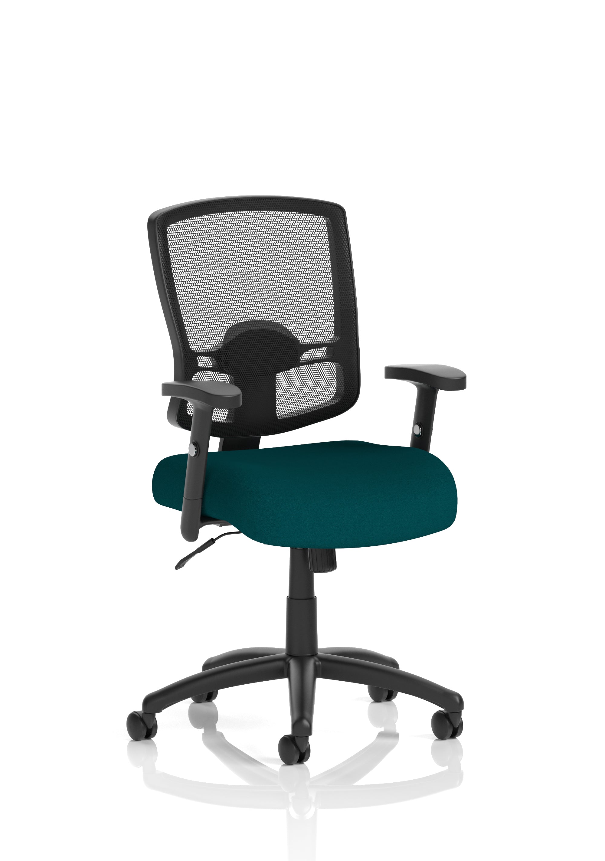 Portland Task Operator Chair Mesh Back (Adjustable Arms) Maringa Teal