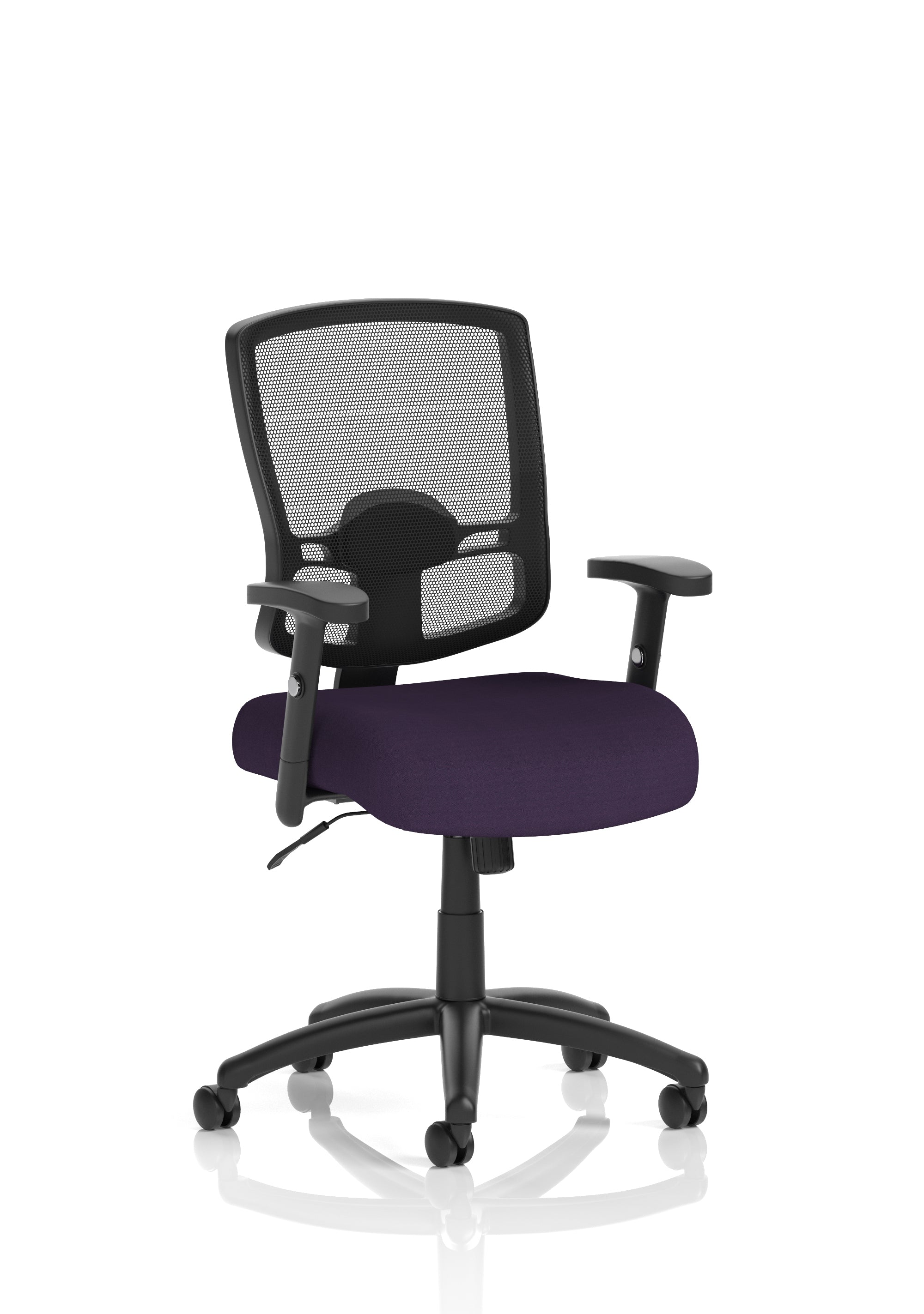Portland Task Operator Chair Mesh Back (Adjustable Arms) Tansy Purple