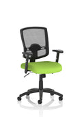 Portland II Mesh Back (Adjustable Arms) Myrrh Green