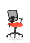Portland II Mesh Back (Adjustable Arms) Tabasco Orange