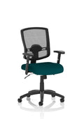 Portland II Mesh Back (Adjustable Arms) Maringa Teal