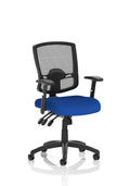 Portland III Mesh Back (Adjustable Arms) Stevia Blue