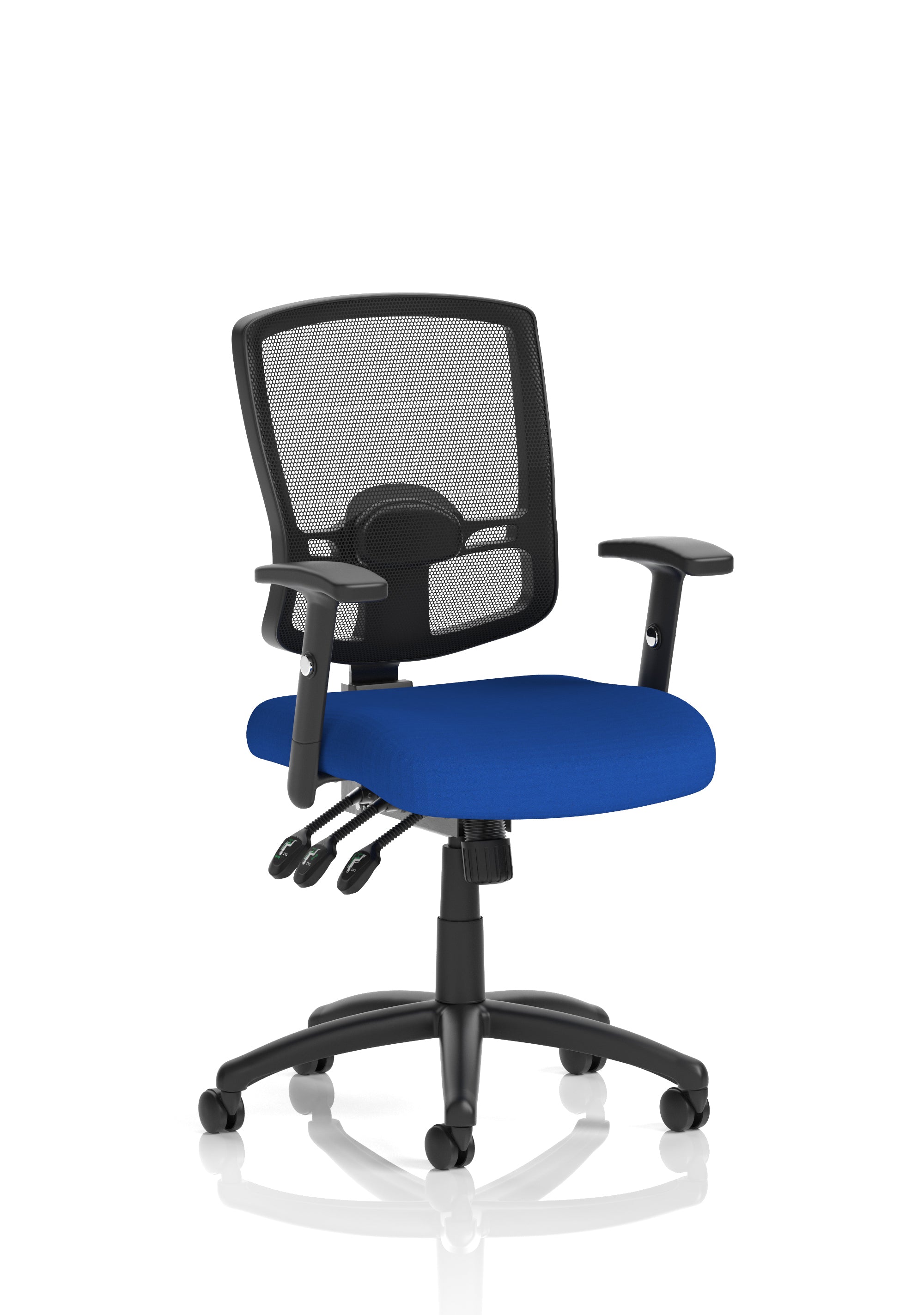 Portland III Mesh Back (Adjustable Arms) Stevia Blue