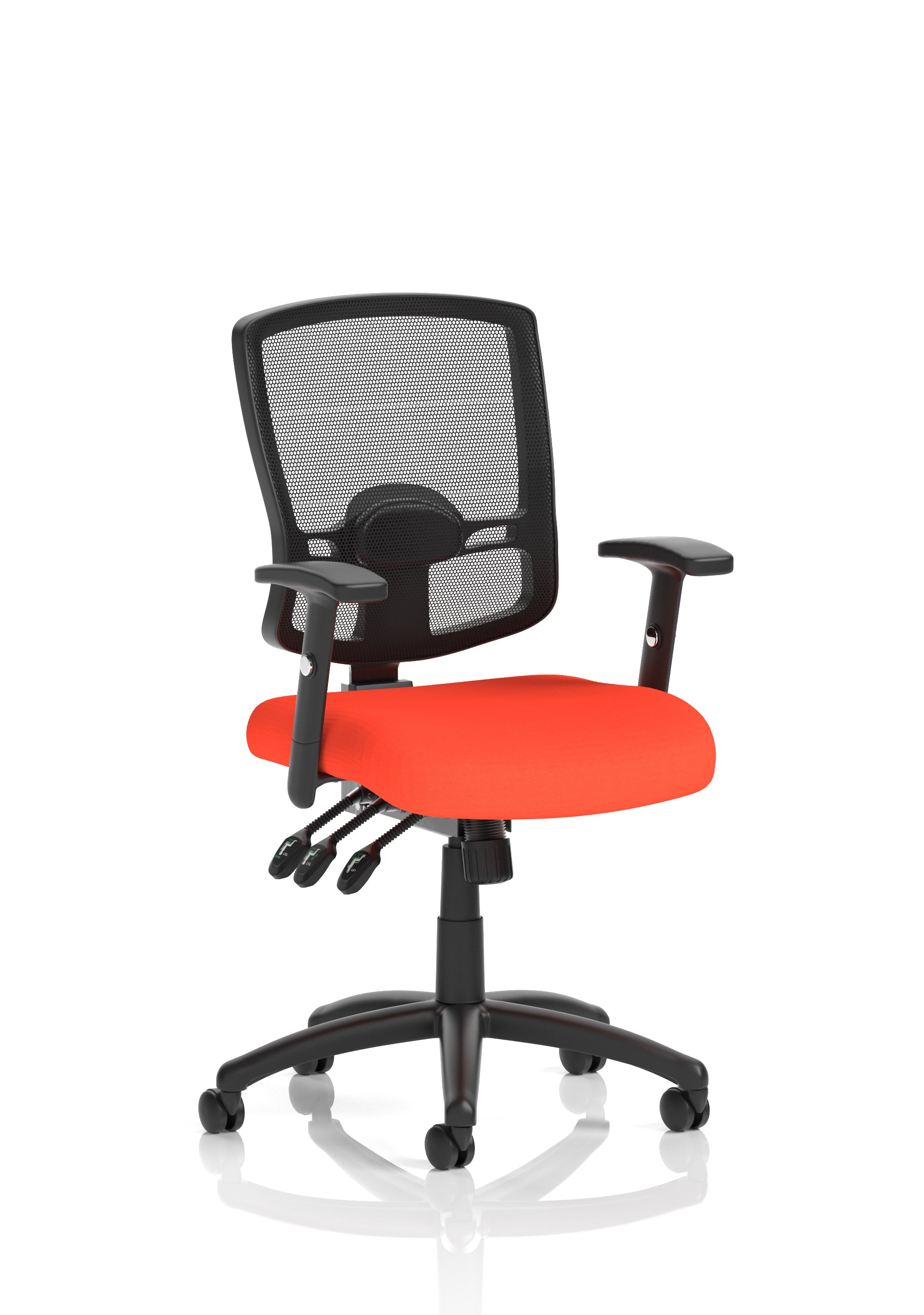 Portland III Mesh Back (Adjustable Arms) Tabasco Orange