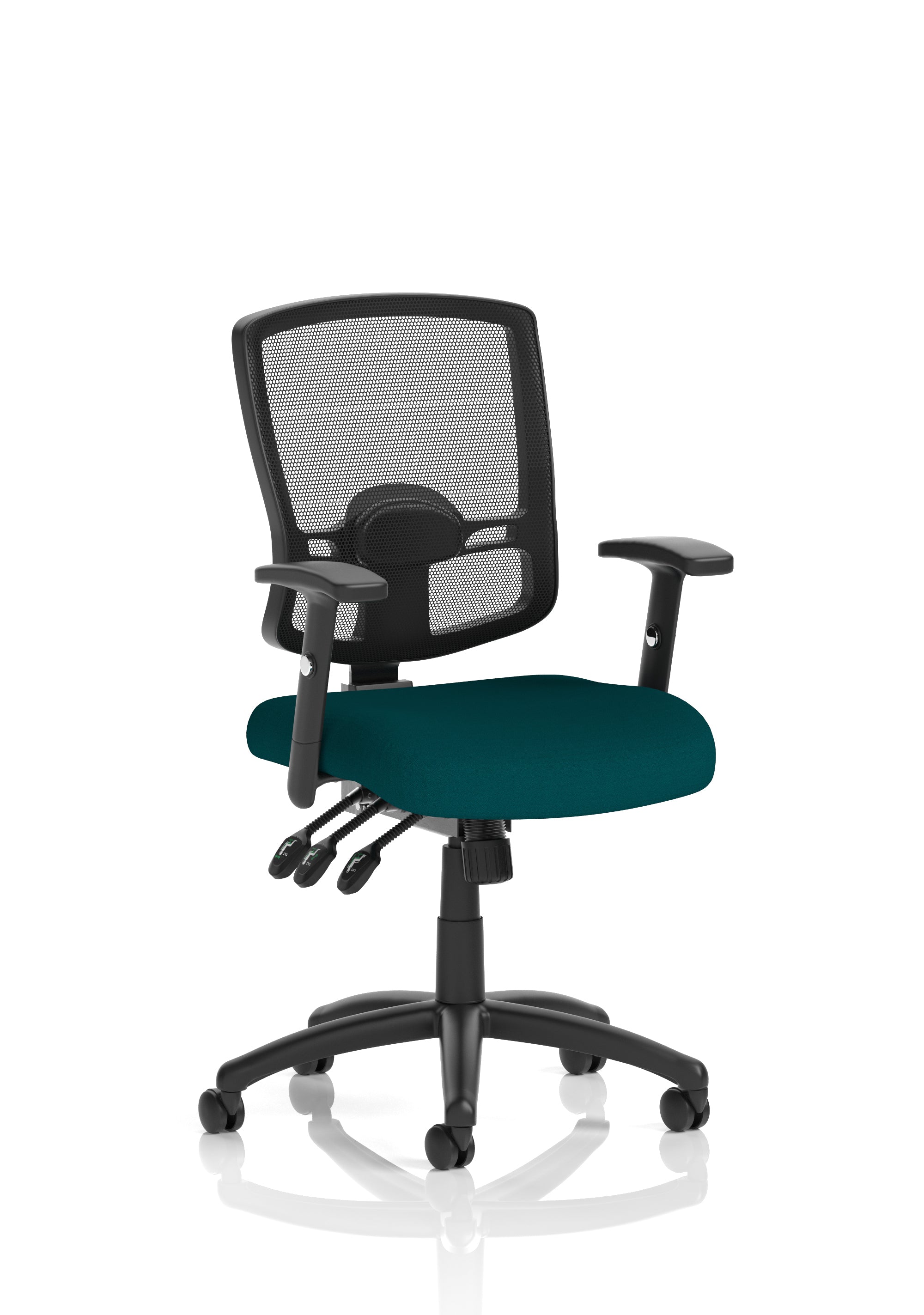 Portland III Mesh Back (Adjustable Arms) Maringa Teal