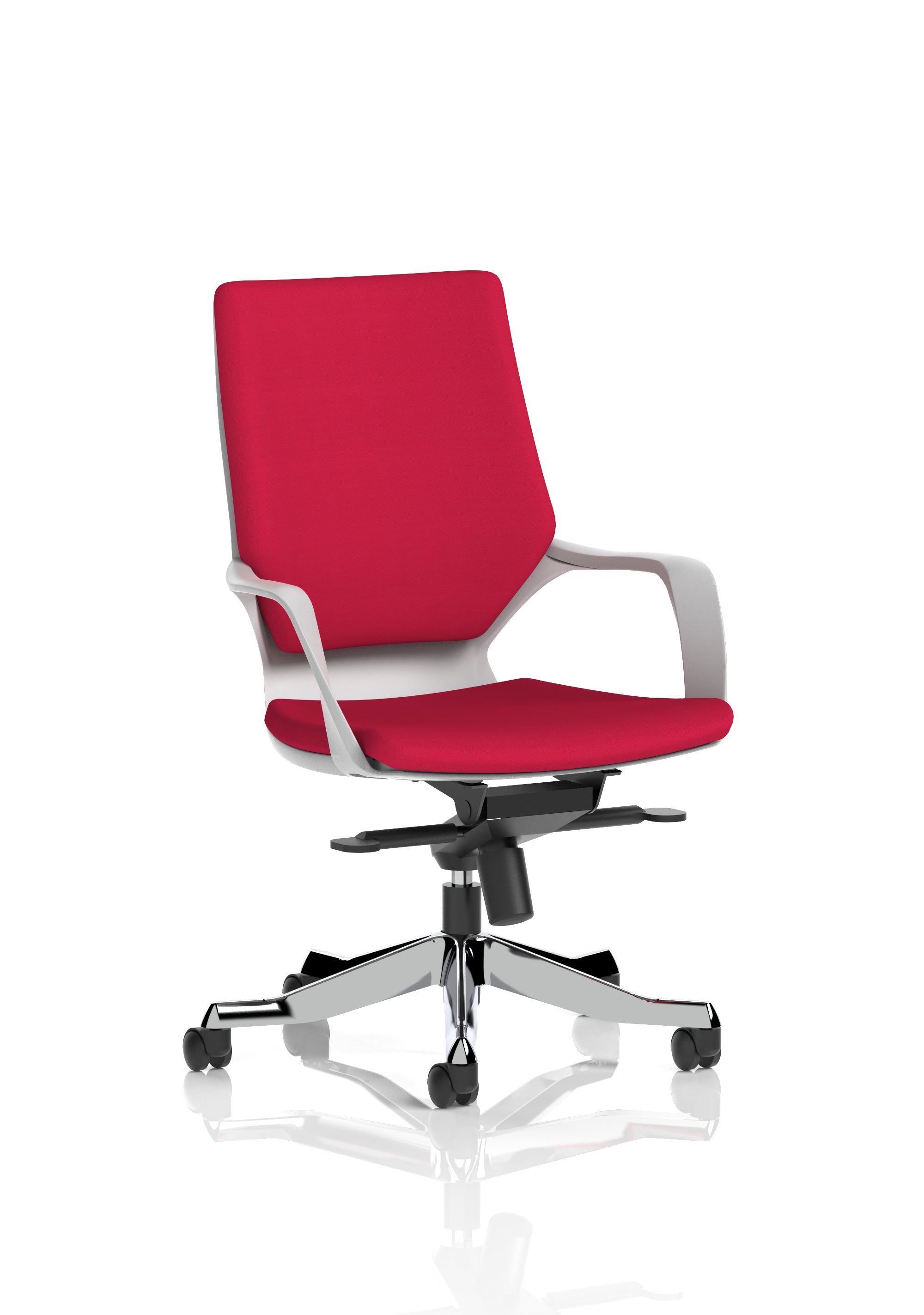 Xenon Executive White Shell Medium Back (Back & Seat) Bergamot Cherry