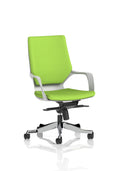 Xenon Executive White Shell Medium Back (Back & Seat) Myrrh Green