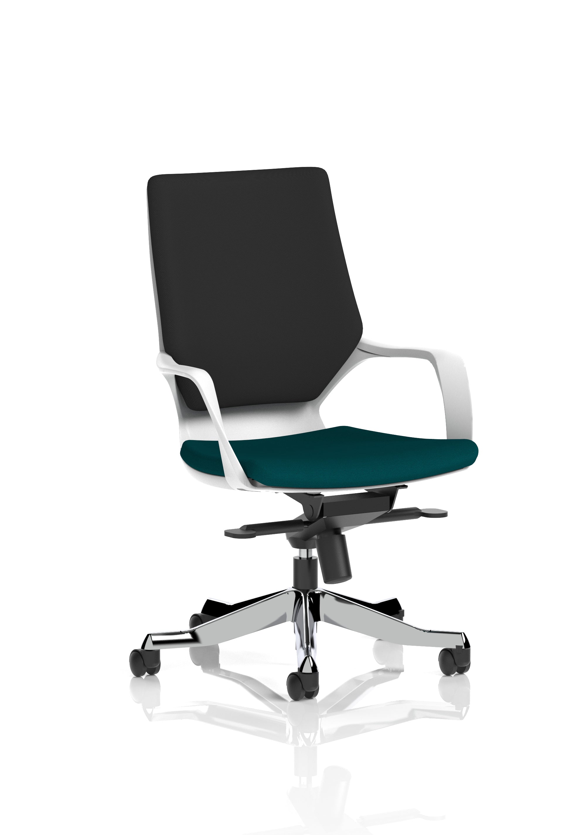 Xenon Executive White Shell Medium Back Maringa Teal