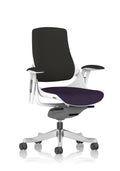 Zure White Shell Black Fabric Back Tansy Purple