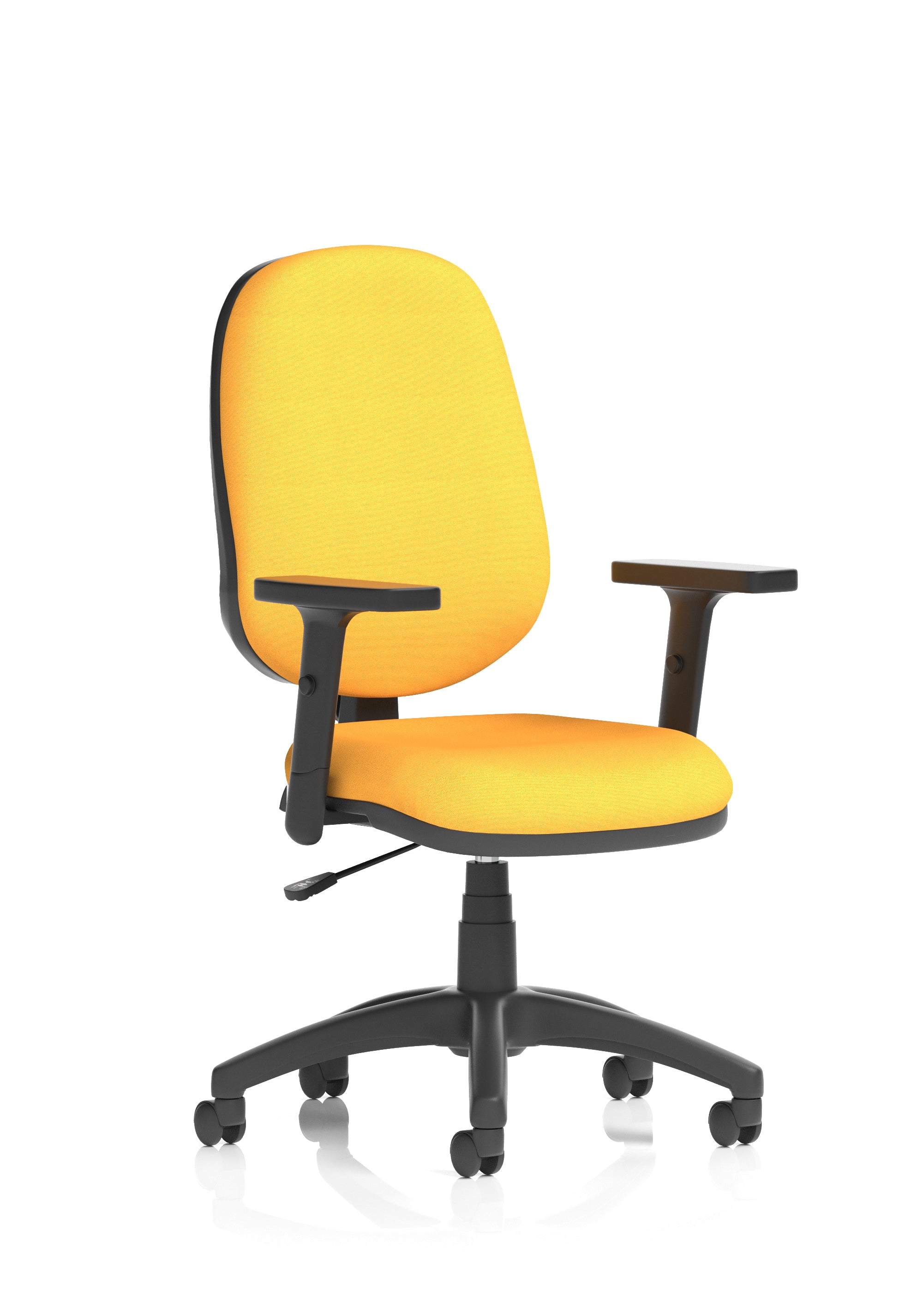 Eclipse Plus I Ergonomic Chair (Adjustable Arms) (Back & Seat) Senna Yellow