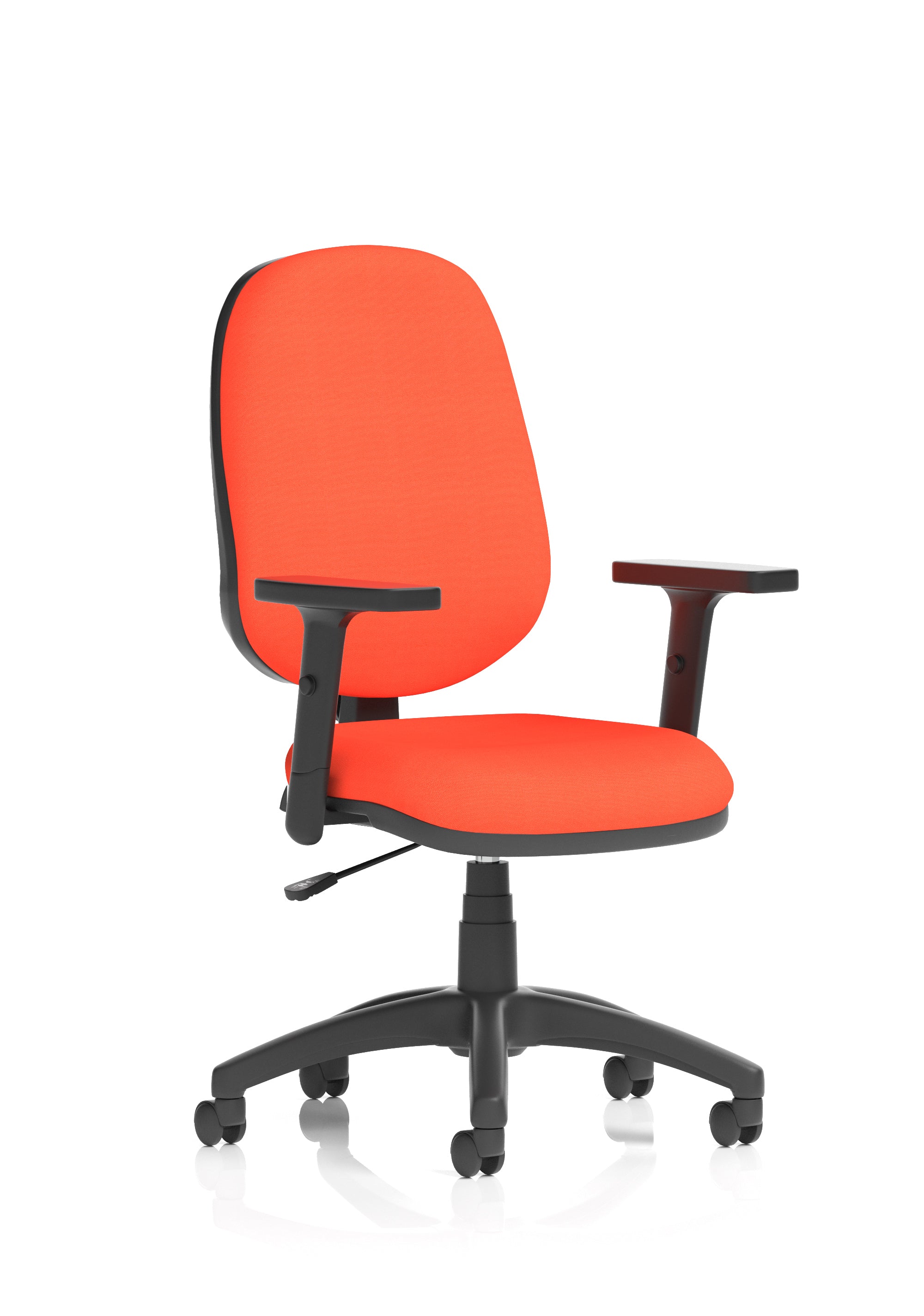 Eclipse Plus I Ergonomic Chair (Adjustable Arms) (Back & Seat) Tabasco Orange