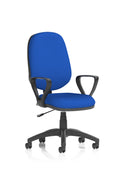Eclipse Plus I Ergonomic Chair (Loop Arms) (Back & Seat) Stevia Blue