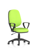 Eclipse Plus I Ergonomic Chair (Loop Arms) (Back & Seat) Myrrh Green